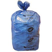 Recycelbarer Müllsack - Papierabfälle - 110 L - Blau