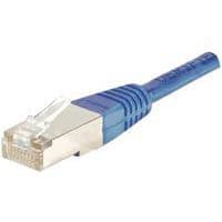 Patchkabel RJ45 – Kabel gerade, Kat. 5E - geschirmt FTP - Blau