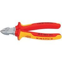 Schneidende, isolierte Abisolierzange 1000 V VDE Knipex