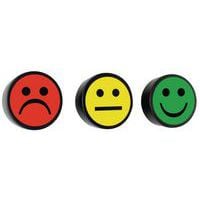 Magnetische Smileys im 5er Pack