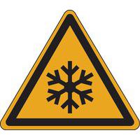 Warnschild - Niedrige Temperaturen und Frost - Aluminium