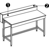 Tragschale mit Tafel:1 - Tragschale 2 - Tafel