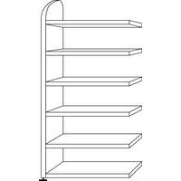 Anbauelement ohne Rückwand 6 Fachböden