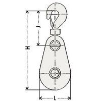 H = HöheL = Breite