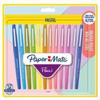 12 Filzstifte Flair® - verschiedene Pastellfarben - Paper Mate®