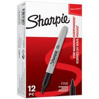 12 Permanentmarker, feine Spitze - verschiedene Farben - Sharpie®