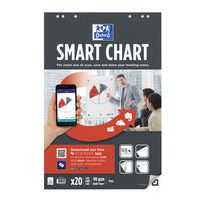 Einfarbiger Papierblock Oxford Smartchart für Flip-Charts und Wandtafeln