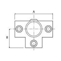 Rohrgröße	A 	BØ 27 mm 	88 	44Ø 42 mm 	120 	60Ø 48 mm 	136 	68