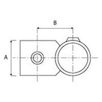 Rohrgröße	A 	BØ 27 mm 	36 	32Ø 42 mm 	54 	49Ø 48 mm 	60 	54