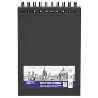 Skizzenbuch Oxford Art, integral 100 S. 100 g schwarz - Oxford