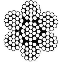 Durchmesser von mehr als 6 mm, 7 Litzen mit 19 Drähten