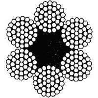 Durchmesser von 5 bis 6 mm, 6 Litzen mit 37 Drähten