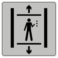 Piktogramm aus Polystyrol, ISO 7001 - Behindertenaufzug