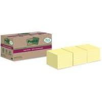 14+4x Super Sticky Notes, recycelt, 76 x 76 mm, Block, gelb