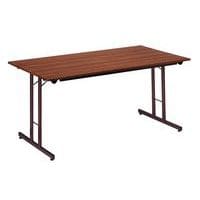 Rechteckiger Klapptisch - Seitliches Untergestell - L 160 cm