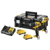 2-teiliges Werkzeugset XR 12 V Schlagbohrer + Schlagschrauber - Dewalt