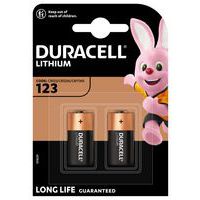Lithiumbatterie CR123 - 2 Stück - Duracell