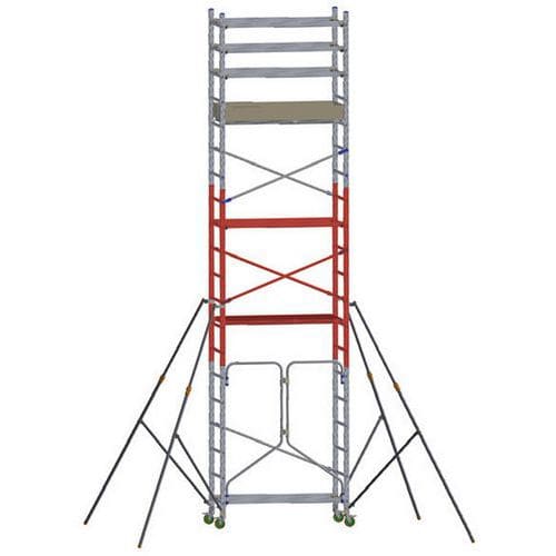 Modulares Rollgerüst mit klappbarer Basis Alto 620-P - Modul M1+M2+M3 - Facal