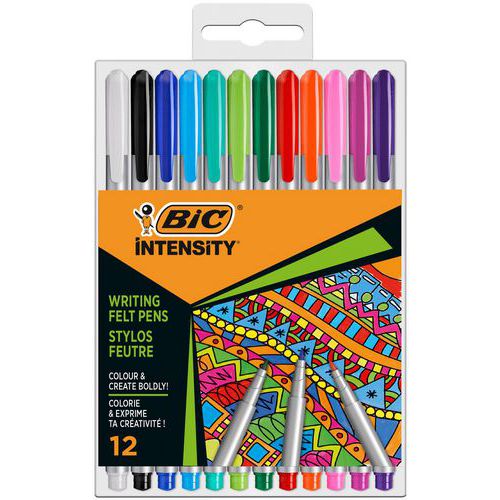 Filzstift Intensity aus Metall, verschiedene Farben - BIC