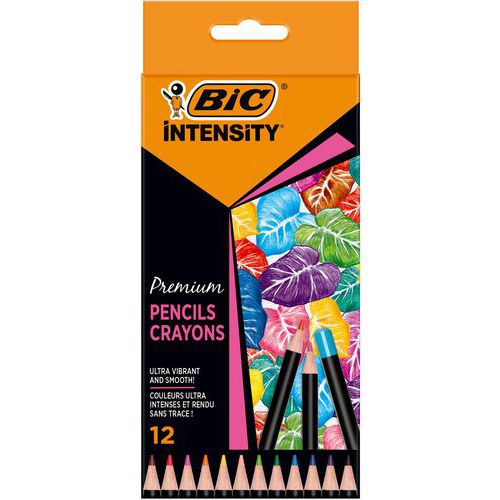 Buntstift Intensity, weiche Mine, verschiedene Farben - BIC