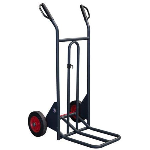 Ergonomische Stahlkarre 350 kg - Gummiräder