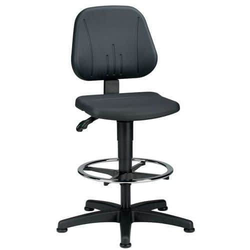 Ergonomischer Werkstattstuhl Bimos Unitec - Hoch