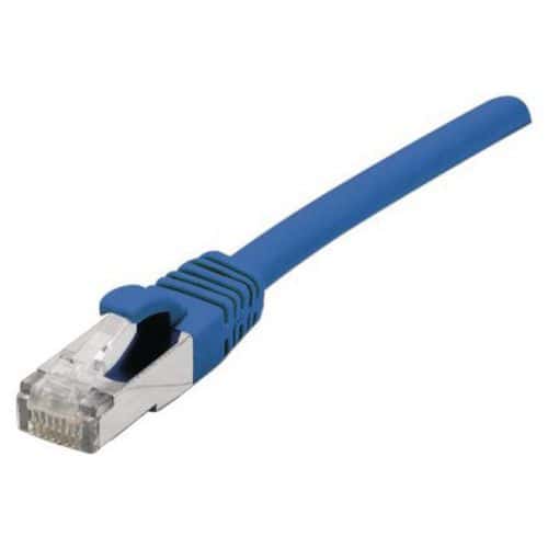 Patchkabel RJ45 – Kabel gerade, Kat. 6 – SFTP, geschirmt – Blau