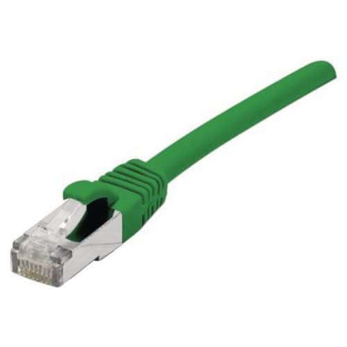 Patchkabel RJ45 – Kabel gerade, Kat. 6 – SFTP, geschirmt – Grün