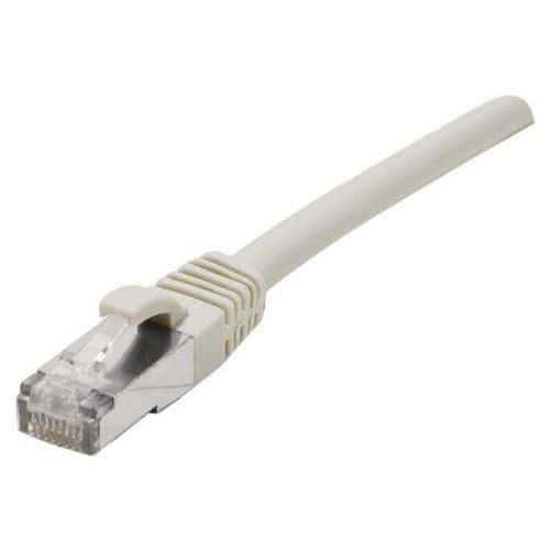 Patchkabel RJ45 – Kabel gerade, Kat. 6 – SFTP, geschirmt – Grau