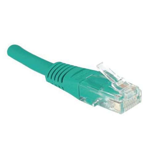 Patchkabel RJ45 – Gerades Cat5E-Kabel – Nicht abgeschirmt UTP – CUC – Grün