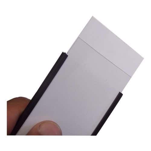 PVC-Umschlag für Etikettenhalter, 80 x 500 mm