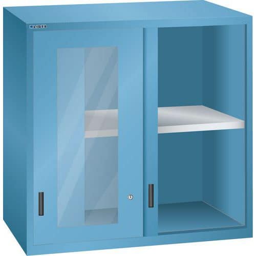 Vitrinenschrank mit Schiebetüren – Breite 102 cm