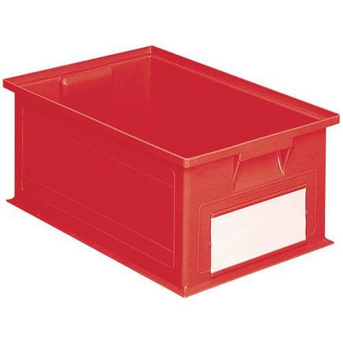 Stapelbarer Behälter - Rot - Länge 200 bis 630 mm - 3,6 bis 85 L