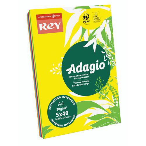 Paket Adagio 200 Blatt - Farbsortiment - 80 g