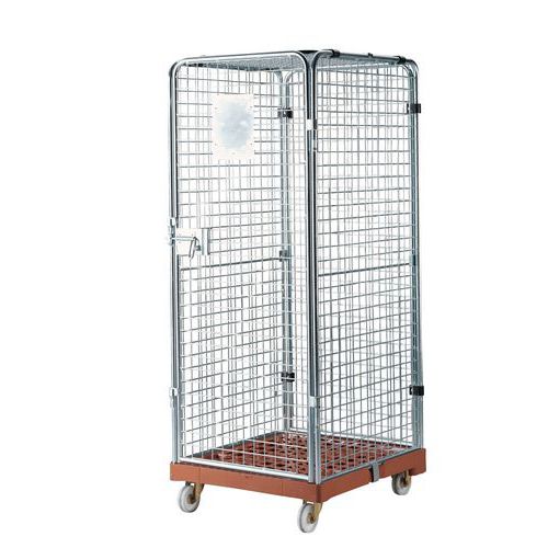 Sicherheitsrollcontainer - Kunststoffsockel - Tragkraft 500 kg