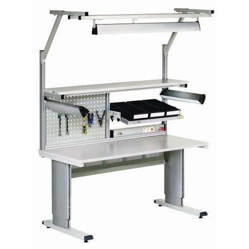 Verstellbare Werkbank WB - Breite 150 cm