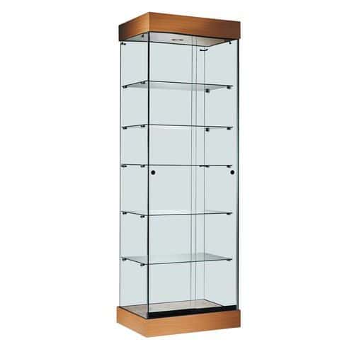 Vitrine ASF mit LED-Beleuchtung - Buche