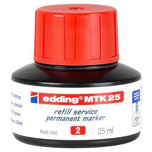 Tintennachfüllpackung, Permanentmarker Edding MTK 25