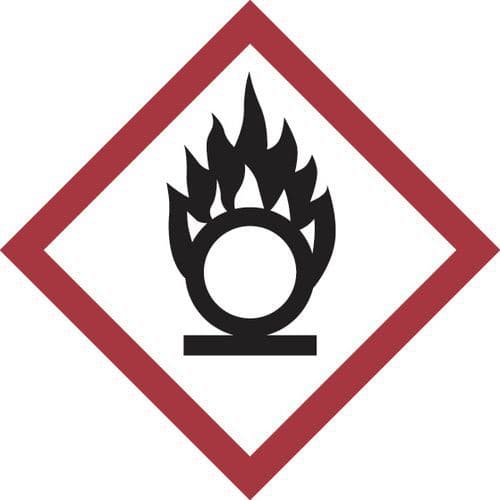 Schild CLP - Oxidationsgefahr - Aluminium