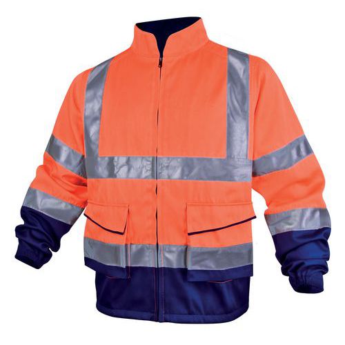 Hochsichtbare Arbeitsjacke - orange