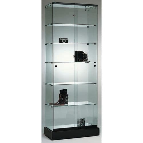 Vitrine ASF – mit schwarzem Sockel