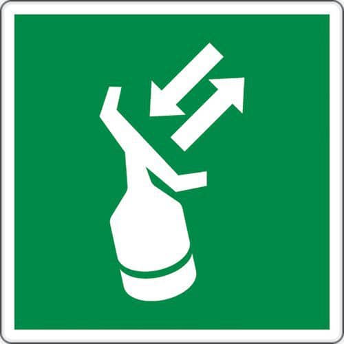 Fluchtwegschild - Transponder für Suche/Rettung/SART - Aluminium