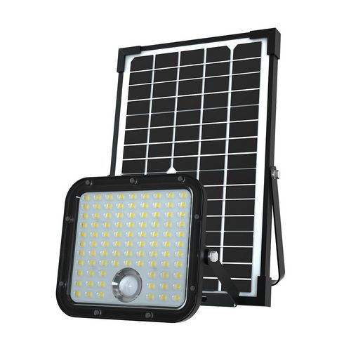 LED-Solarstrahler mit Bewegungssensor und Solarmodul