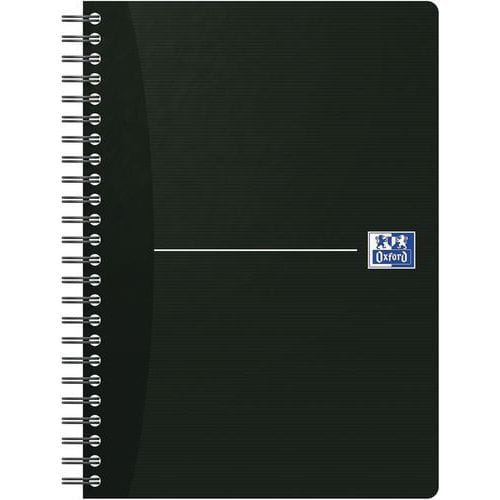 Heft Office Integral 148 x 210 180 S. 90 g Q5/5, schwarz - Oxford