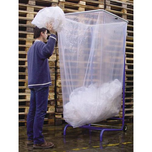 Transparente Hülle für großvolumige Container - 400 bis 2500 L - Manutan Expert