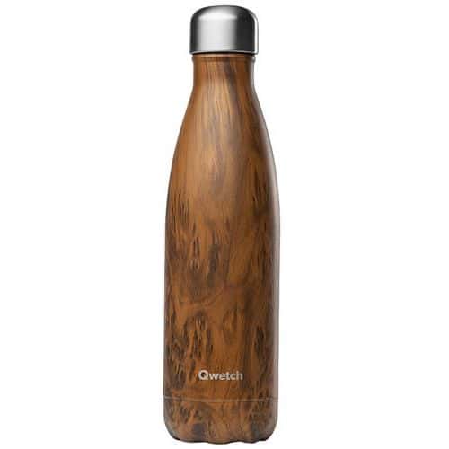 Thermosflasche 500 ml, Wood - Qwetch