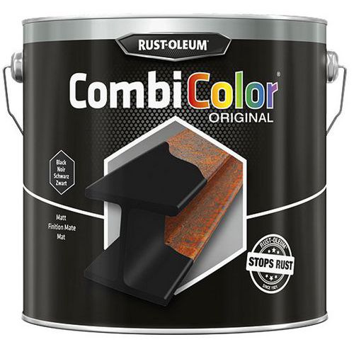 Rostschutzfarbe CombiColor, mattschwarz - Rust-Oleum