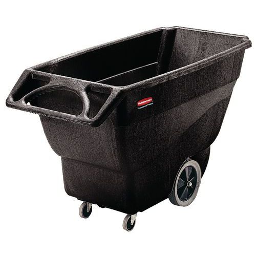 Fahrbarer Kippbehälter aus Strukturschaum, schwarz - 400 L - Rubbermaid