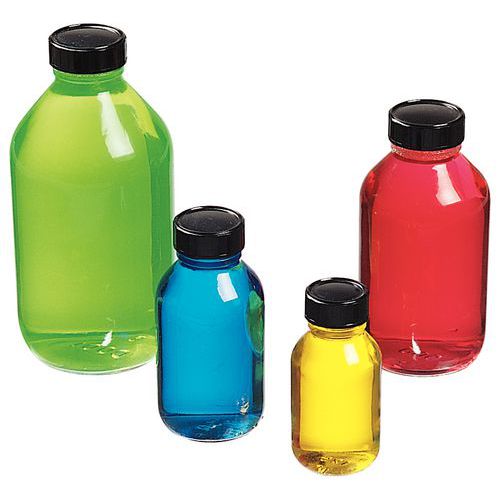 Glasflasche mit Originalitätsverschluss - 125 bis 1000 ml