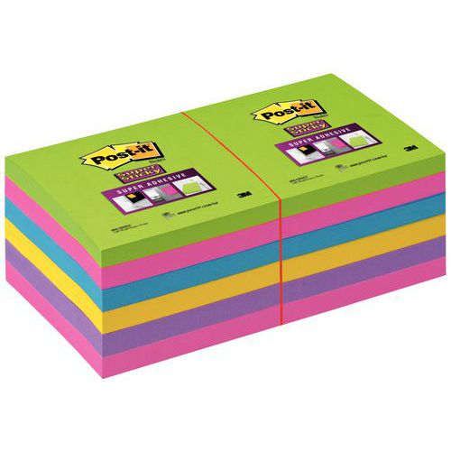 Post-it® Super Sticky Farbmix